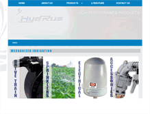 Tablet Screenshot of hydrus.co.za